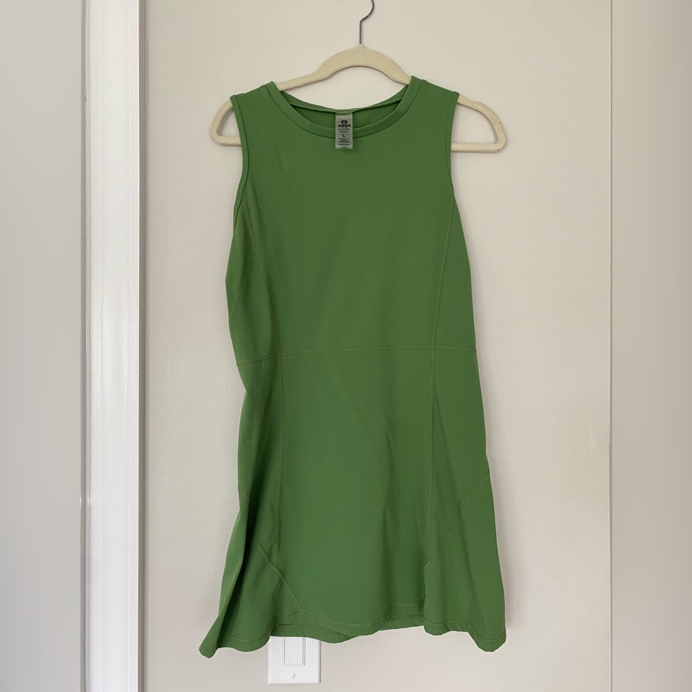 Roolee Green Racer Back Tank Athletic Dress